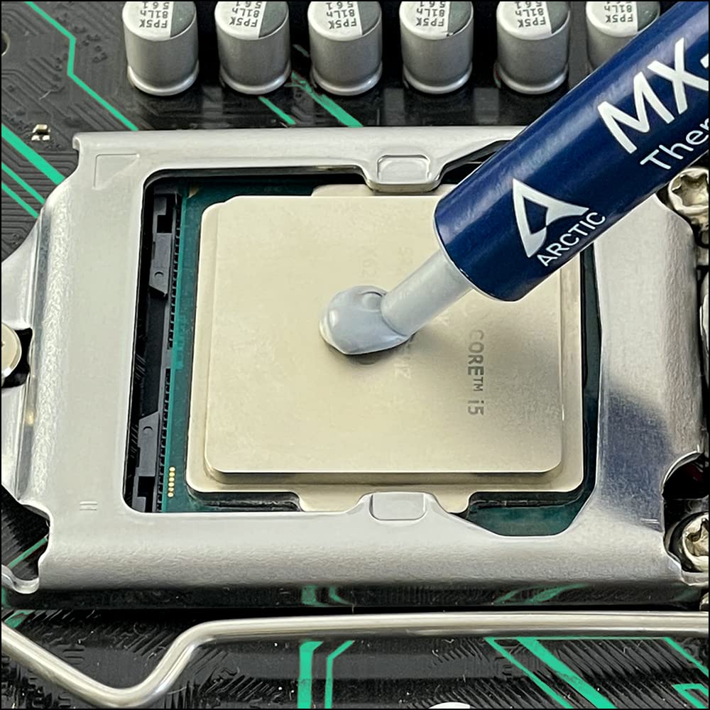 MX-4 (incl. Spatula, 4 Grams) - Thermal Compound Paste, Carbon Based High Performance, Heatsink Paste, Thermal Compound CPU for All Coolers, Thermal Interface Material