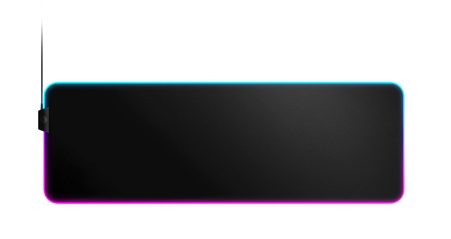 QcK Gaming Surface - XL RGB Prism Cloth - Sized to Cover Desks - Optimized For Gaming Sensors