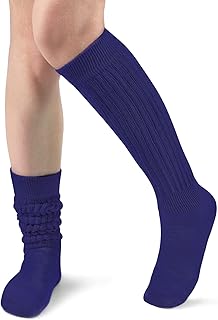 Knee High Knit Slouch Socks for Women
