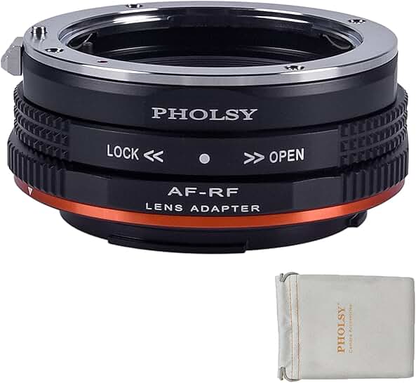 Lens Mount Adapter with Aperture Control for Sony to Canon EOS