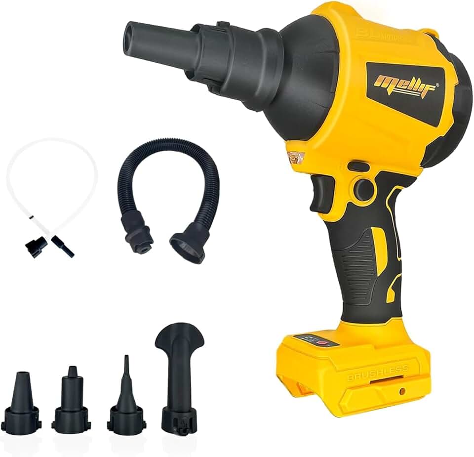 Cordless Air Duster and Blower with LED Light