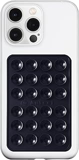 Large Silicone Suction Phone Holder, Strong Grip, Black