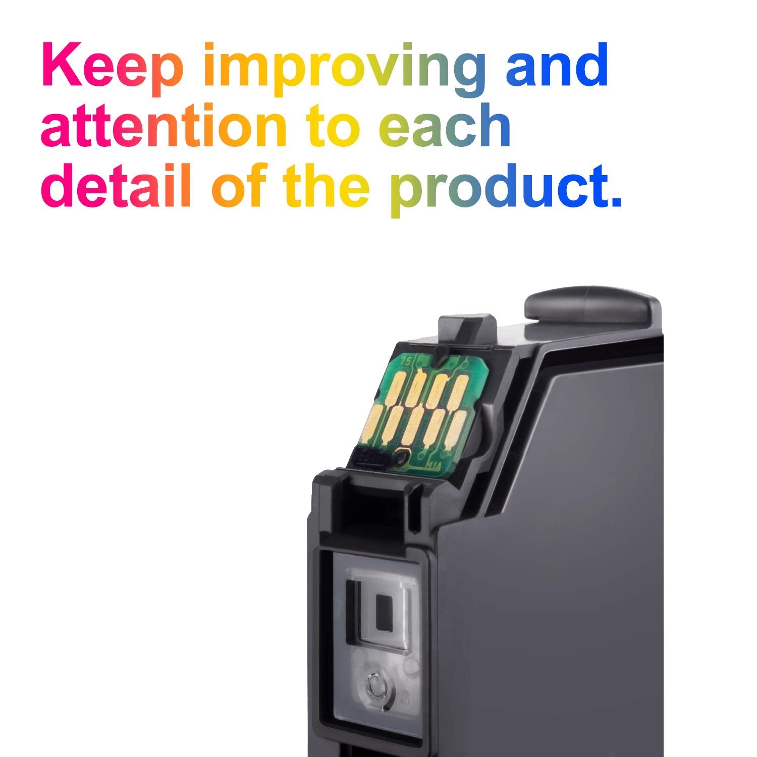 Remanufactured Ink Cartridge Replacement for Epson 410XL 410 XL T410XL use for Expression XP-830 XP-640 XP-7100 XP-630 XP-530 XP-635 Printer tray (Latest Upgraded Chip, 5 Pack)