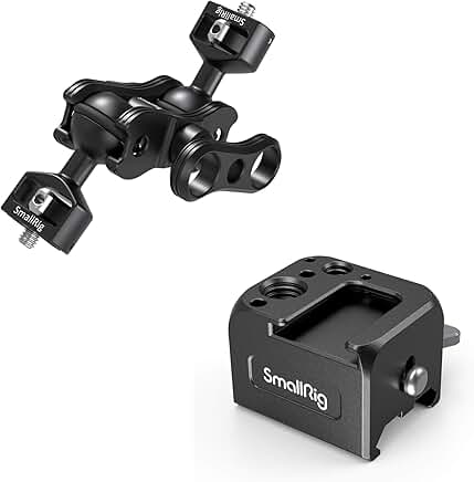Articulating Magic Arm with Double Ballheads and NATO Clamp