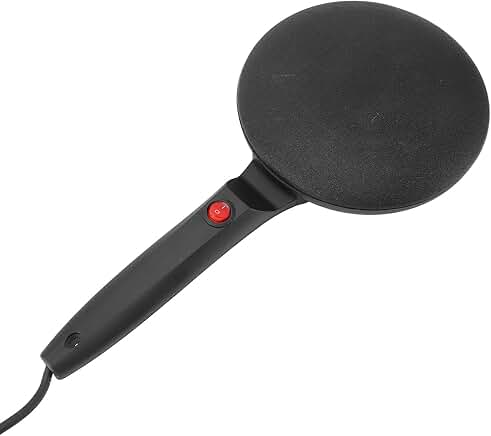 Nonstick Crepe Maker with Batter Spatula and Electric Base