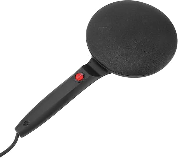 Nonstick Crepe Maker with Batter Spatula and Electric Base