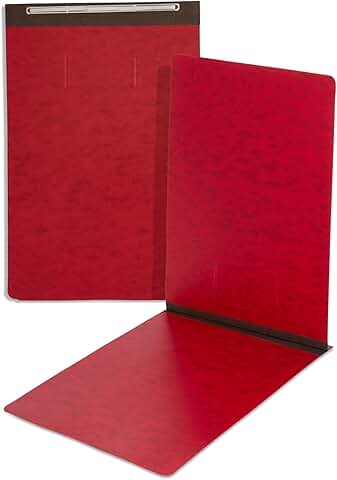 Red 11x17 Pressboard Report Covers with Fasteners, Pack of 10