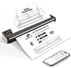 Wireless portable thermal printer for travel and office
