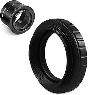 2-inch T-2 Focal Camera Adapter with Metal T-Ring for DSLR