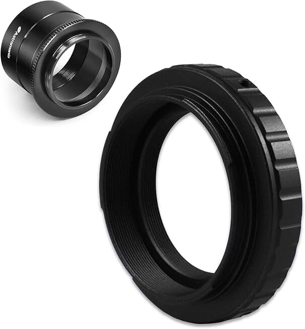 2-inch T-2 Focal Camera Adapter with Metal T-Ring for DSLR