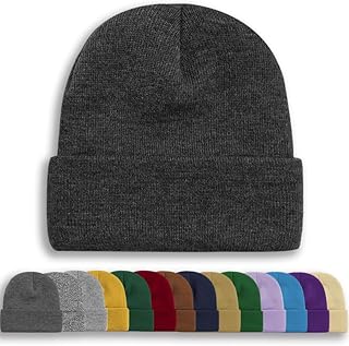 Unisex Knitted Winter Beanie for Men and Women