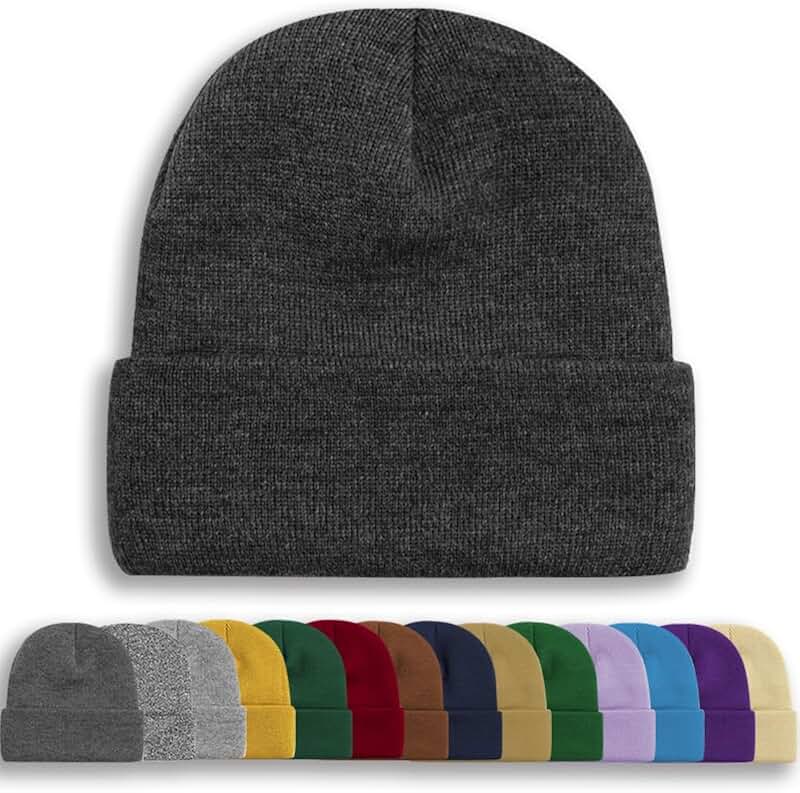 Unisex Knitted Winter Beanie for Men and Women