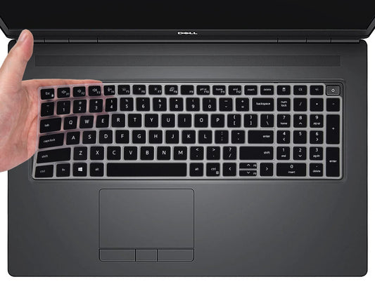 Black keyboard cover for 15.6" laptops