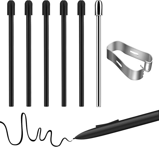 Titanium Alloy Fine Pen Tips with 5 Refills