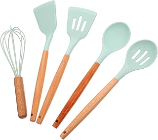 Set of 5 Silicone Cooking and Baking Utensils