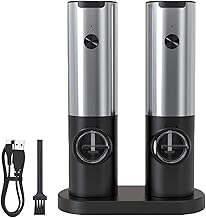 Rechargeable Electric Mill with Adjustable Coarseness
