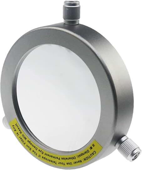 Adjustable 100mm Telescope Filter with Metal Cap