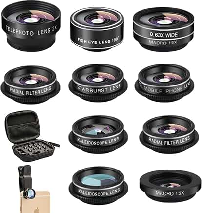 11-in-1 Phone Camera Lens Kit with Travel Case