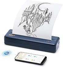 Portable Wireless Thermal Printer for Travel and Home