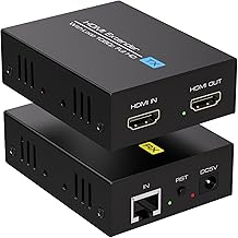 HDMI Extender Over Cat5e/6, 400ft, 1080P, Up to 120m