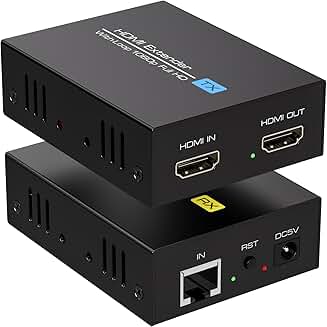 HDMI Extender Over Cat5e/6, 400ft, 1080P, Up to 120m