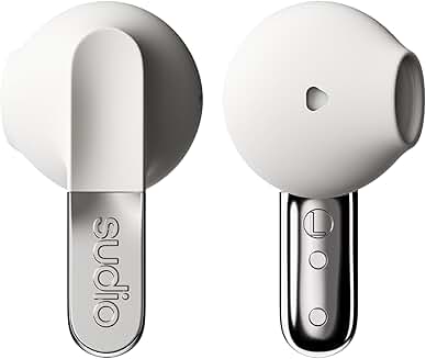 Wireless Bluetooth On-Ear Earbuds with 30-Hour Playtime
