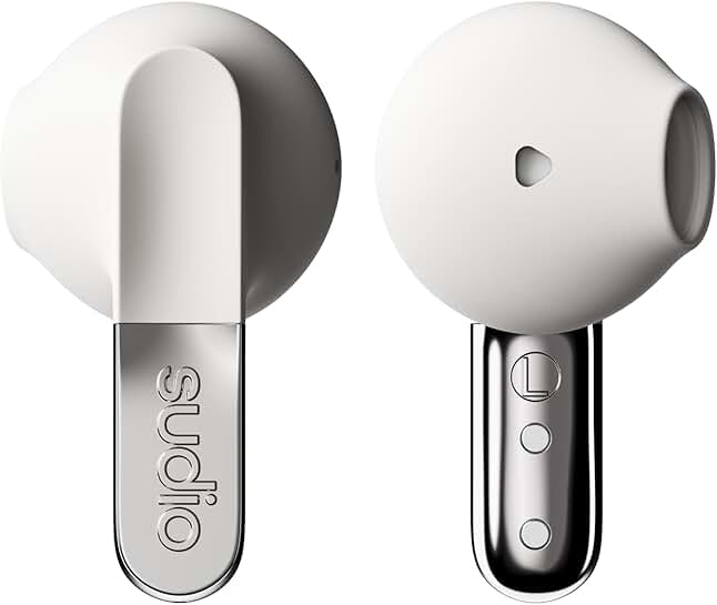 Wireless Bluetooth On-Ear Earbuds with 30-Hour Playtime