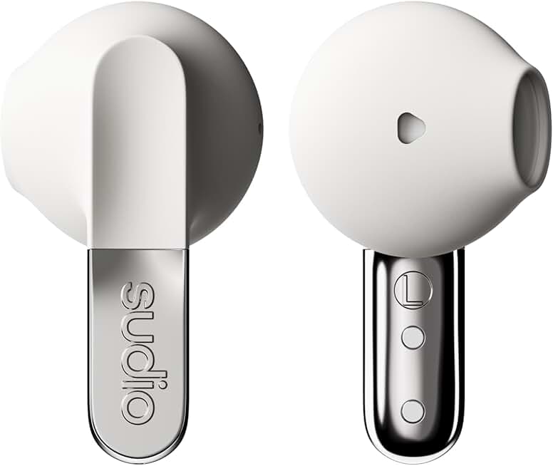 Wireless Bluetooth On-Ear Earbuds with 30-Hour Playtime