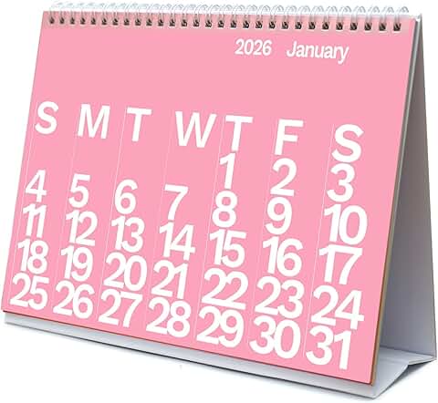 Color Desktop Calendar for 2026