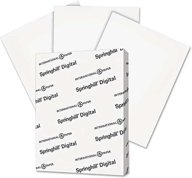 White 8.5 x 11 Heavy Cardstock, 250 Sheets