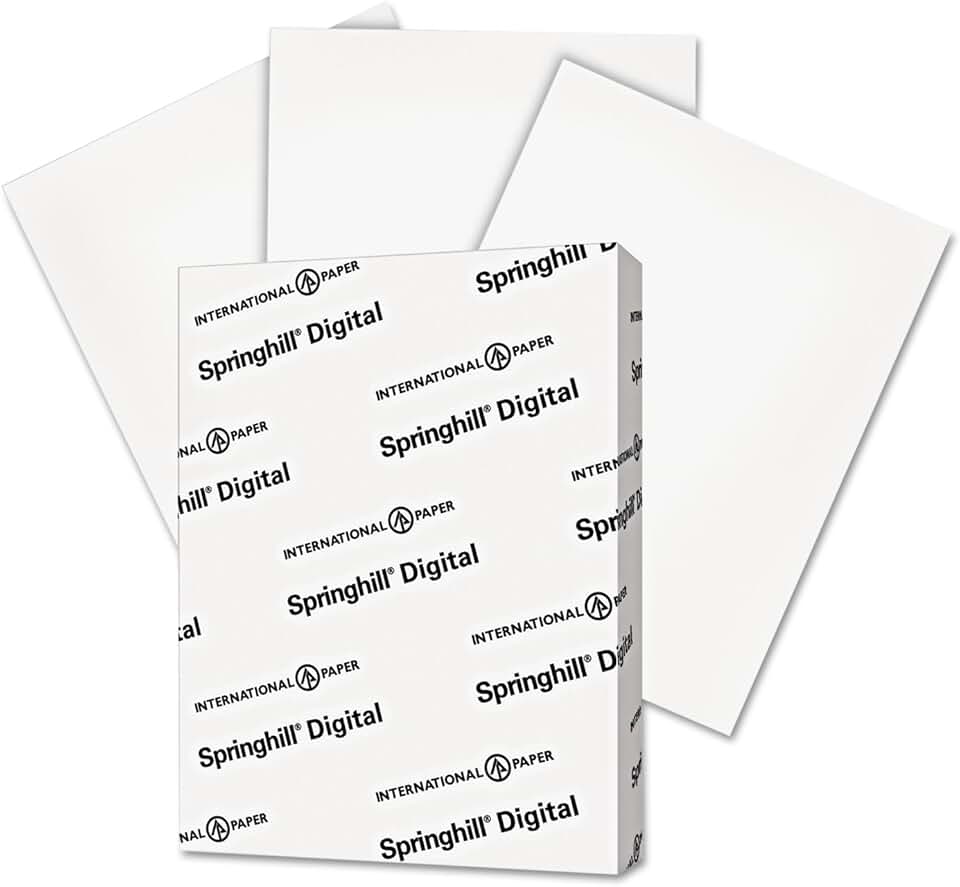 White 8.5 x 11 Heavy Cardstock, 250 Sheets