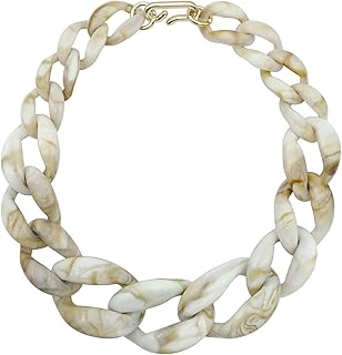 Trendy Chunky Chain Link Choker Necklace for Women