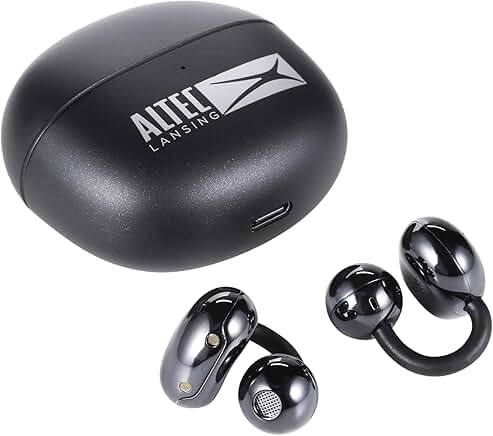 Wireless Clip Earbuds with 6-Hour Battery