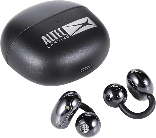 Wireless Clip Earbuds with 6-Hour Battery