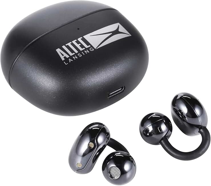 Wireless Clip Earbuds with 6-Hour Battery