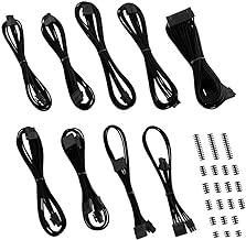 C-Series Classic ModFlex Sleeved Cable Kit in Black