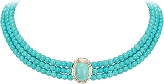 Turquoise Boho Western Style Necklace for Women