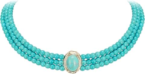 Turquoise Boho Western Style Necklace for Women
