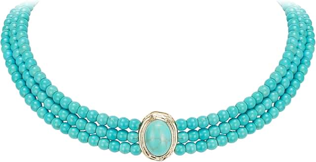 Turquoise Boho Western Style Necklace for Women
