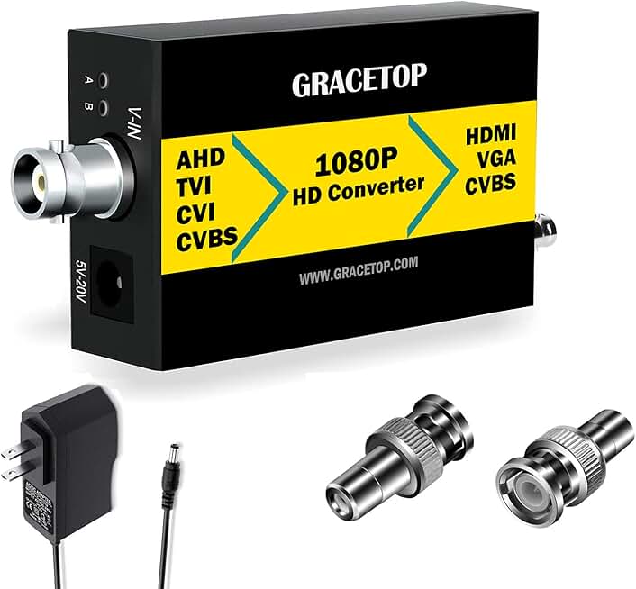 4-in-1 HDMI Video Converter for TV and Monitor