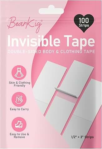 Double-Sided Fabric Tape for Clothing and Skin