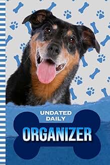 Daily Organizer with Dog and Paw Print Cover