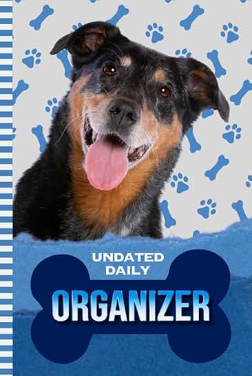 Daily Organizer with Dog and Paw Print Cover