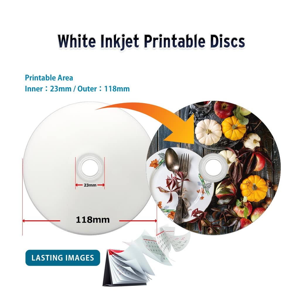 645-213 50 GB 6X Blu-ray Double Layer Recordable BD-R DL White Inkjet, 25-Disc Spindle