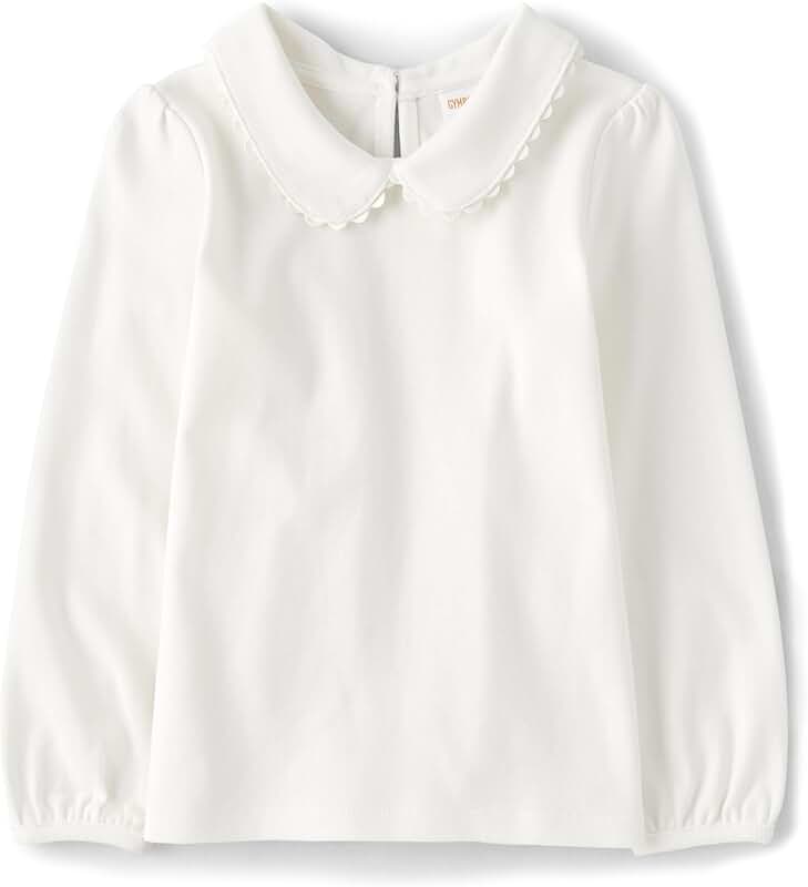 Girls' and Toddler Short Sleeve Collar Shirt