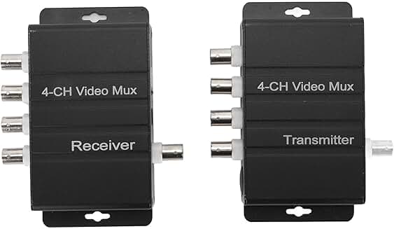 4-Channel Video Multiplexer for CCTV Security