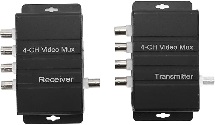 4-Channel Video Multiplexer for CCTV Security