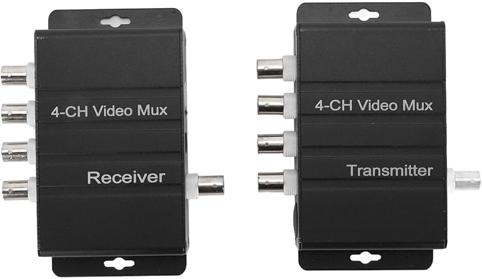 4-Channel Video Multiplexer for CCTV Security