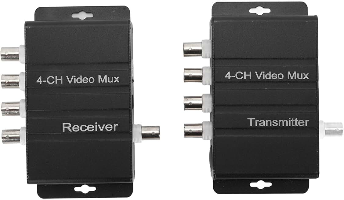 4-Channel Video Multiplexer for CCTV Security
