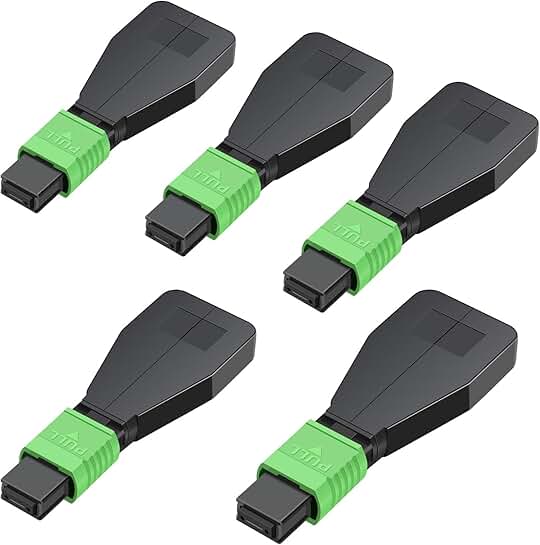 12-Core Female Fiber Loopback Adapter, 5 Pack